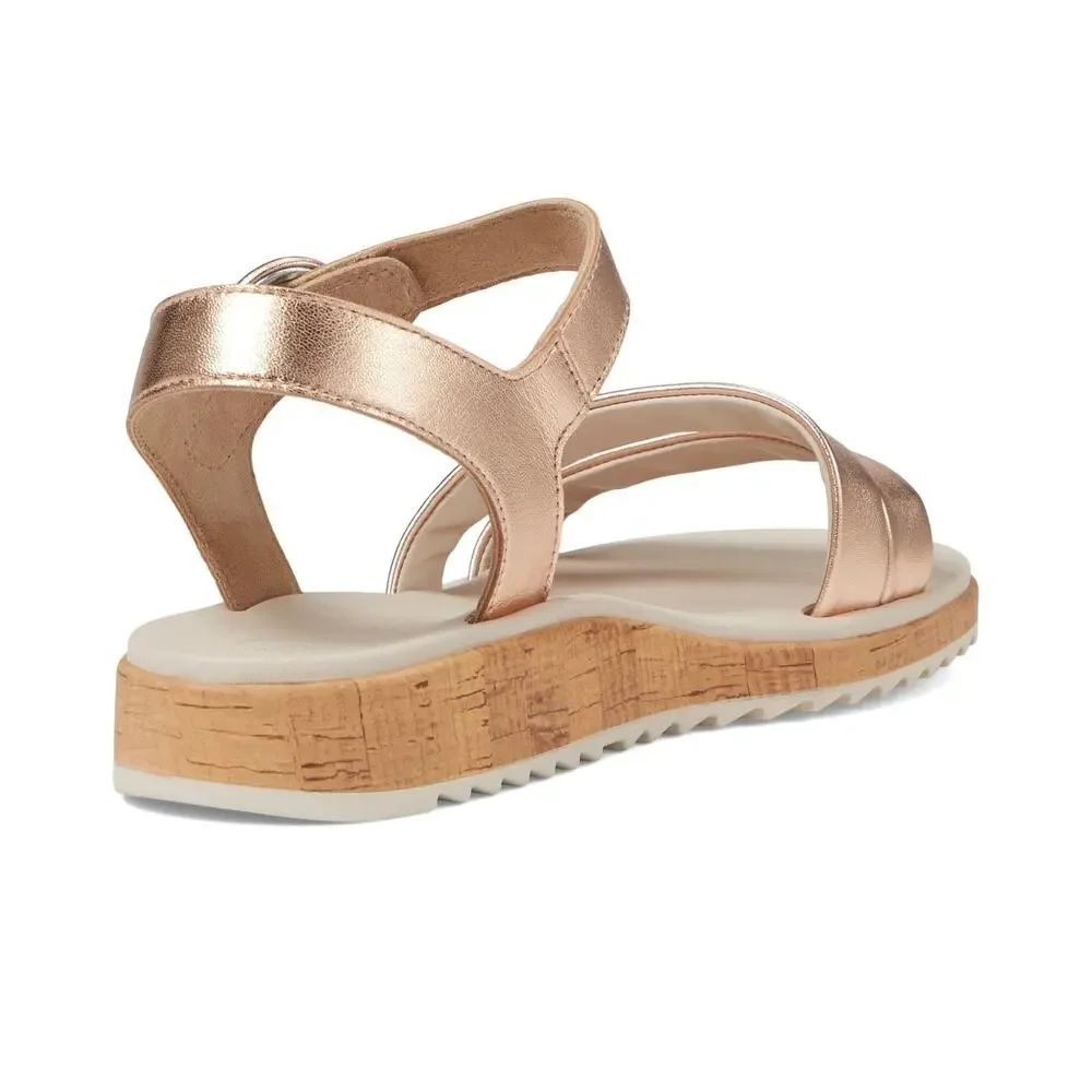 PAUL GREEN TEEGAN ROSATO NAPPA METALLIC AT 7.5 US WOMENS 10 M SANDALS